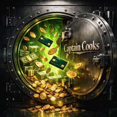 Secure vault opening with gold coins